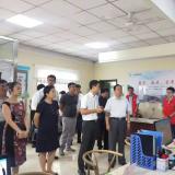 河东区区委书记李建成等辅导冒雨到访南宫NG28智慧养老调查